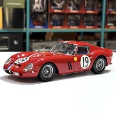 1:18 Ferrari 250 GTO Red 1962 le Mans #19 - Kyosho