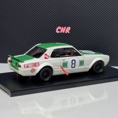 1:18 Nissan Skyline GT-R KPGC10 2nd Japan GP 1971 Green- Autoart