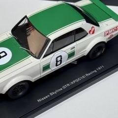 1:18 Nissan Skyline GT-R KPGC10 2nd Japan GP 1971 Green- Autoart