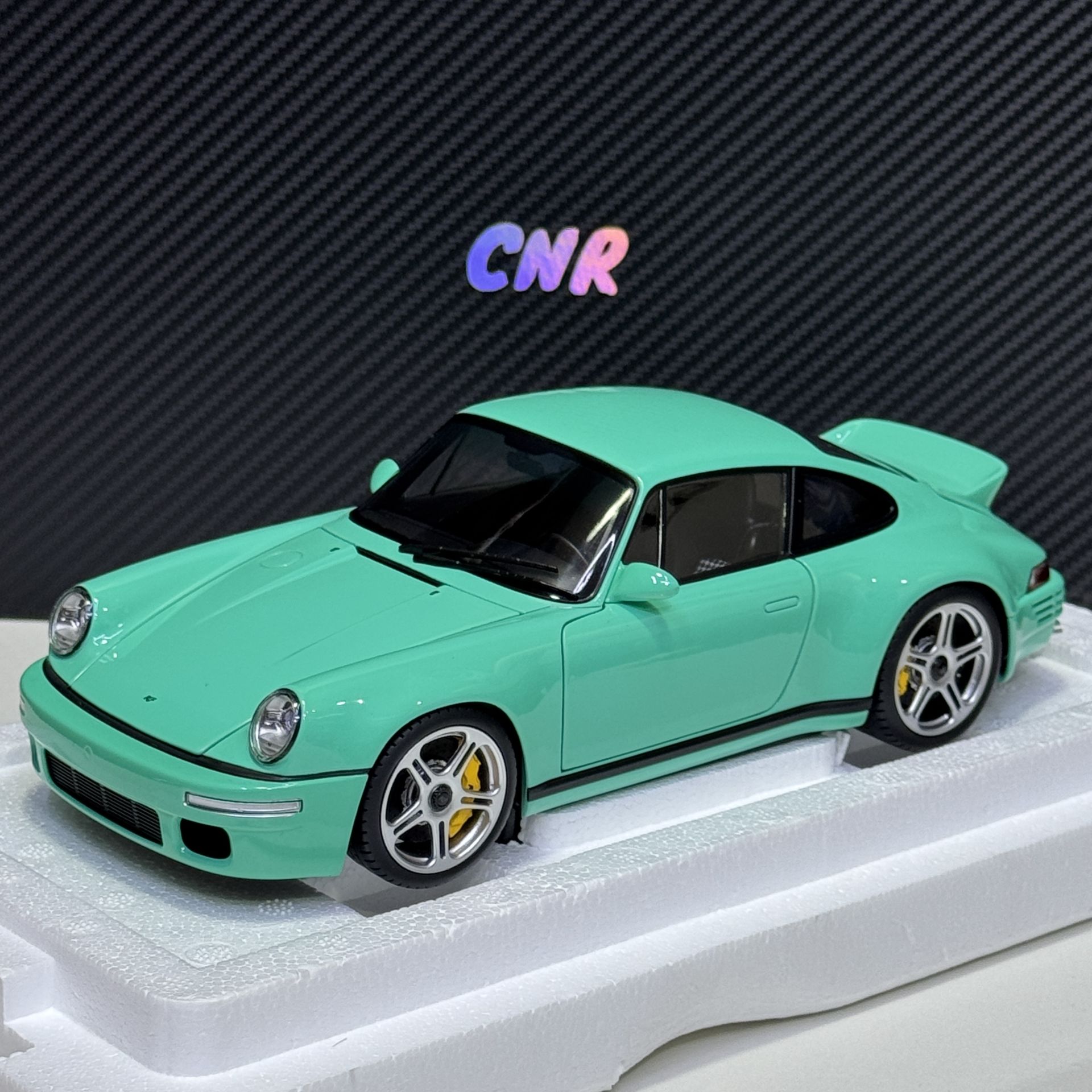 1:18 Porsche 911 964 RUF SCR 2018 Mint Green - Almost Real
