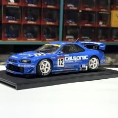 1:18 Nissan Skyline R34 GT-R JGTC 2002 Calsonic - Autoart
