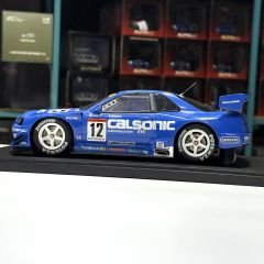1:18 Nissan Skyline R34 GT-R JGTC 2002 Calsonic - Autoart