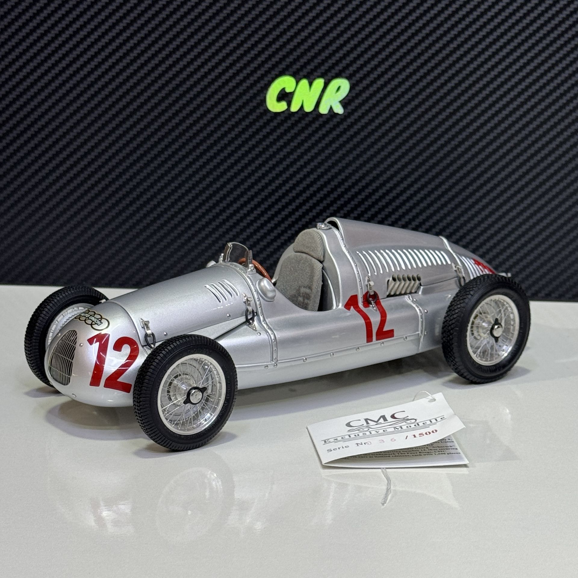 1:18 Auto Union Typ D France GP Winner 1939 Müller - CMC