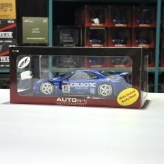 1:18 Nissan Skyline R34 GT-R 2002 Suzuka Winner Calsonic - Autoart