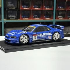 1:18 Nissan Skyline R34 GT-R 2002 Suzuka Winner Calsonic - Autoart