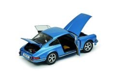 1:18 Porsche 911 S 2.4 Coupe Blue Met 1973 - Schuco
