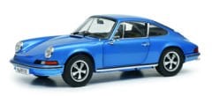 1:18 Porsche 911 S 2.4 Coupe Blue Met 1973 - Schuco