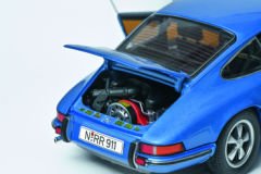 1:18 Porsche 911 S 2.4 Coupe Blue Met 1973 - Schuco