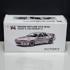 1:18 Nissan Skyline GT-R R32 Group A Reebok 1990- Autoart