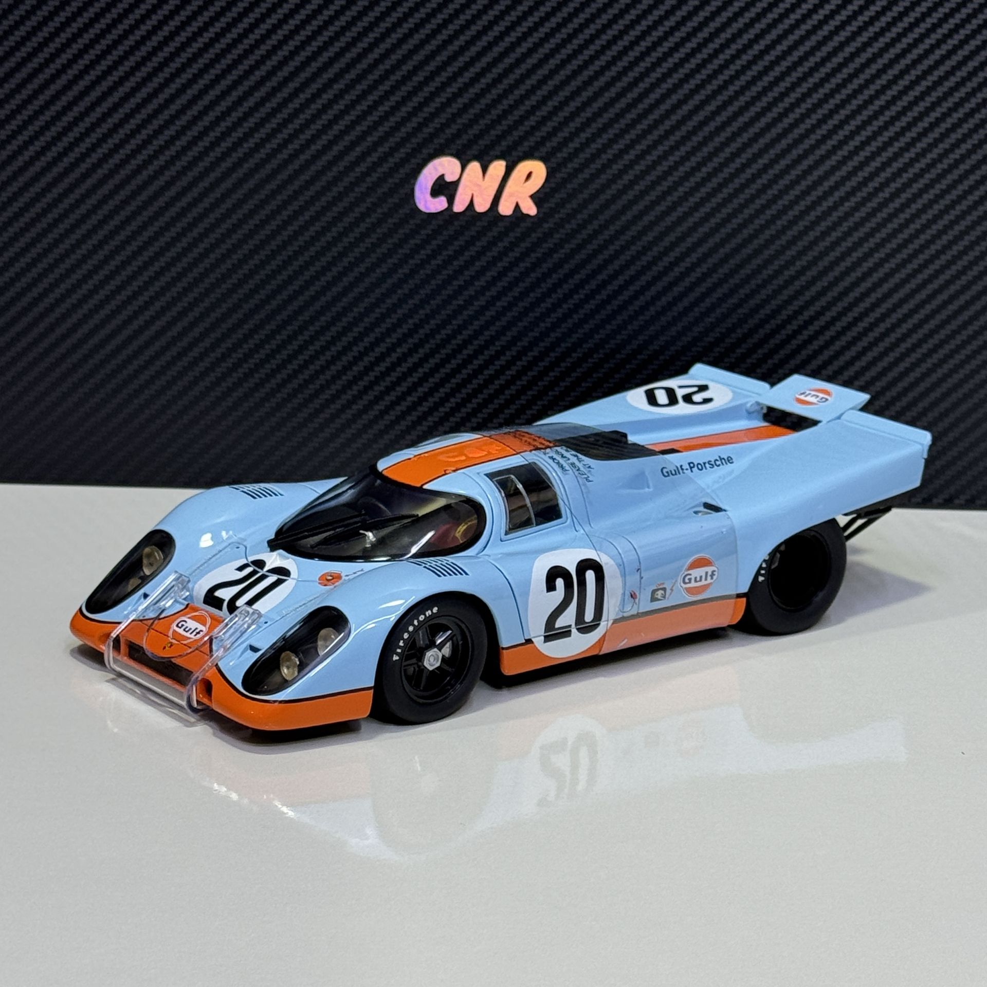 1:18 Porsche 917K Steve McQueen Team Gulf 1971 Le Mans -Autoart