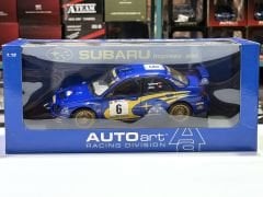 1:18 Subaru Impreza WRC 2001 Rally Portugal Solberg #6 - Autoart