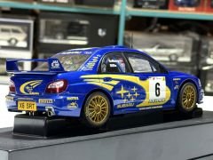 1:18 Subaru Impreza WRC 2001 Rally Portugal Solberg #6 - Autoart