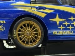 1:18 Subaru Impreza WRC 2001 Rally Portugal Solberg #6 - Autoart