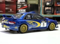 1:18 Subaru Impreza WRC 1999 Rally France Burns/Reid #5- Autoart
