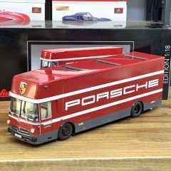1:18 Mercedes-Benz O317 Renntransporter Porsche- Schuco