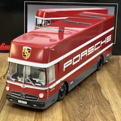 1:18 Mercedes-Benz O317 Renntransporter Porsche- Schuco