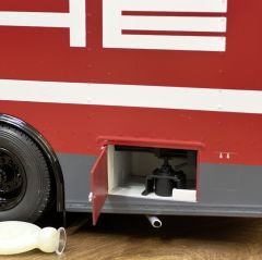 1:18 Mercedes-Benz O317 Renntransporter Porsche- Schuco