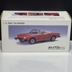 1:18 FIAT 124 Spider 1985 Red - Autoart