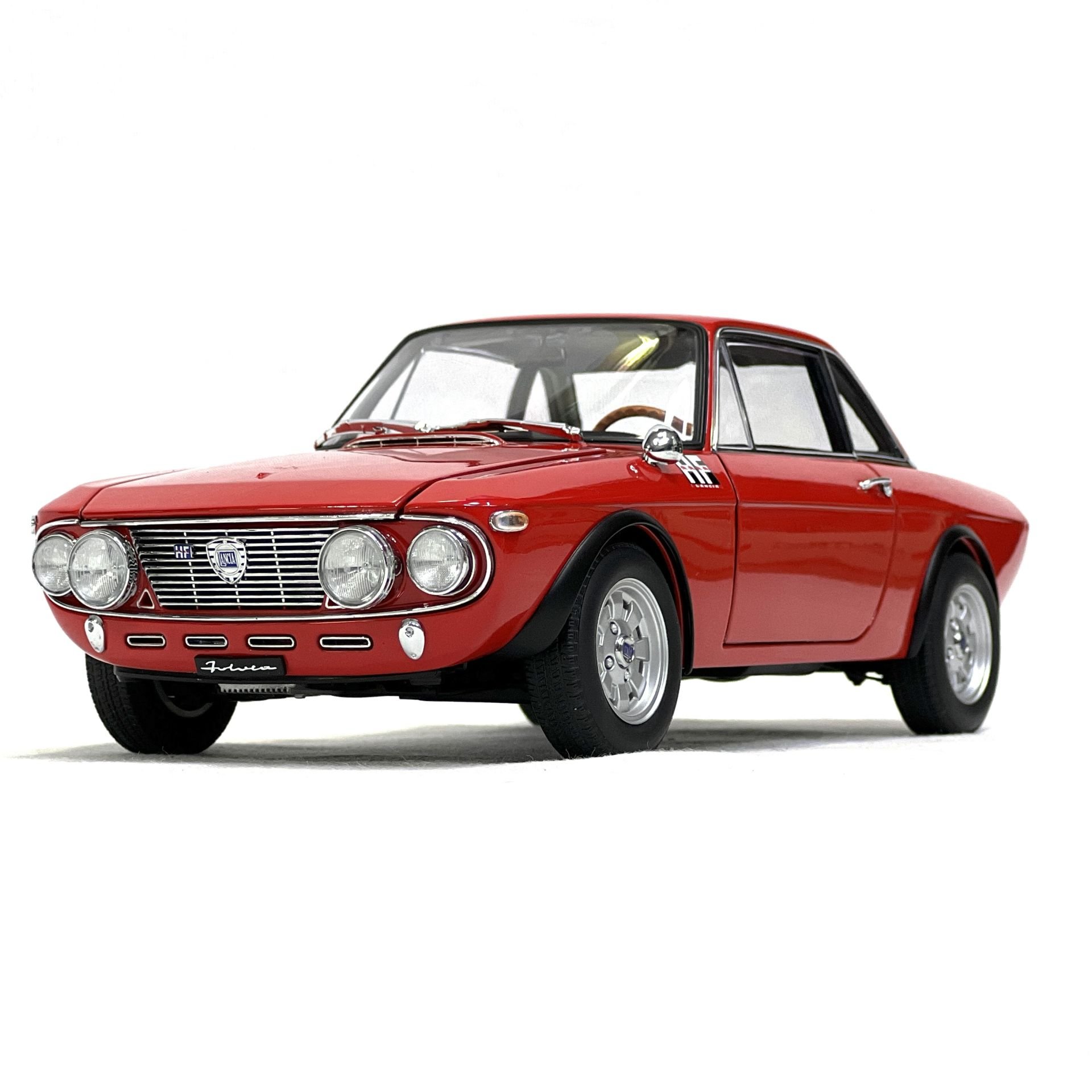 1:18 Lancia Fulvia Coupe 1.6 HF Fanalone Red 1972-Autoart