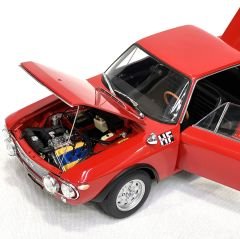 1:18 Lancia Fulvia Coupe 1.6 HF Fanalone Red 1972-Autoart