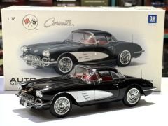 1:18 Chevrolet Corvette C1 1959 Tuxedo Black 71142 - Autoart