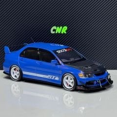 1:18 Mitsubishi Lancer Evo 9 JDM Edition Blue - Super A