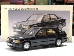 1:18 Mercedes-Benz 190E 2.3-16V 1986 Blue Black W201 - Autoart
