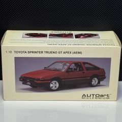 1:18 Toyota Sprinter Trueno GT Apex AE86 Red - Autoart