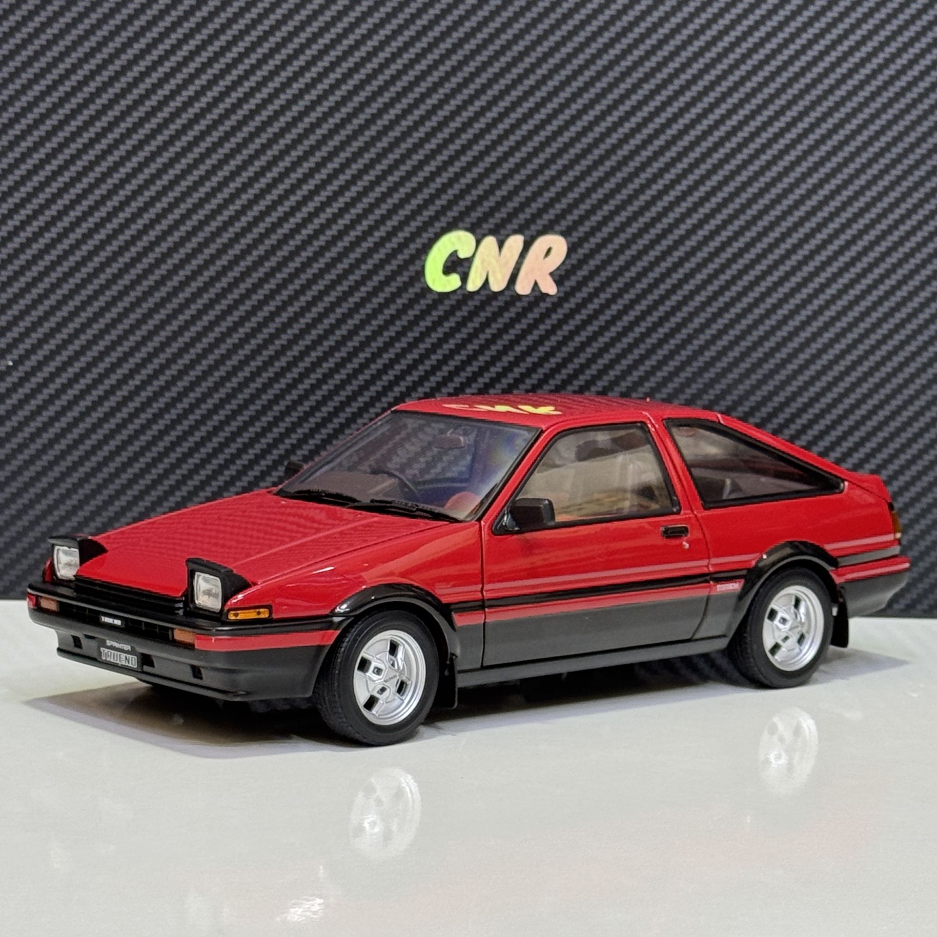 1:18 Toyota Sprinter Trueno GT Apex AE86 Red - Autoart