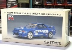 1:18 Nissan Skyline GT-R R32 Group A 1993 CALSONIC - Autoart