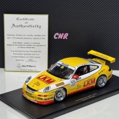 1:18 Porsche 911 997 GT3 Asia Carrera Cup 2007 - Autoart