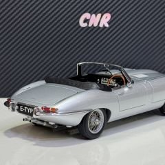 1:18 Jaguar E Type 3.8 Serie 1 Spider 1961 Silver -Autoart