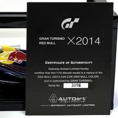 1:18 Red Bull Racing X2014 Fan Car Gran Turismo Vettel - Autoart