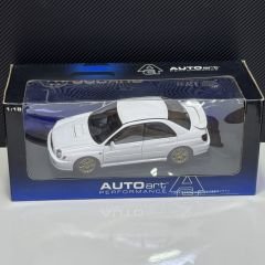 1:18 Subaru New Age Impreza WRX STI White 2001 - Autoart