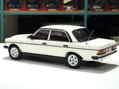 1:18 Mercedes-Benz 200 W123 with AMG Spoiler White 1980 - Norev