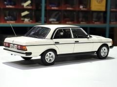 1:18 Mercedes-Benz 200 W123 with AMG Spoiler White 1980 - Norev