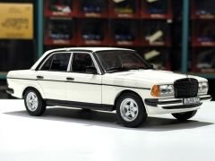1:18 Mercedes-Benz 200 W123 with AMG Spoiler White 1980 - Norev