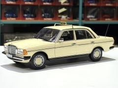 1:18 Mercedes-Benz 200 W123 Taxi Light Ivory  1980 - Norev