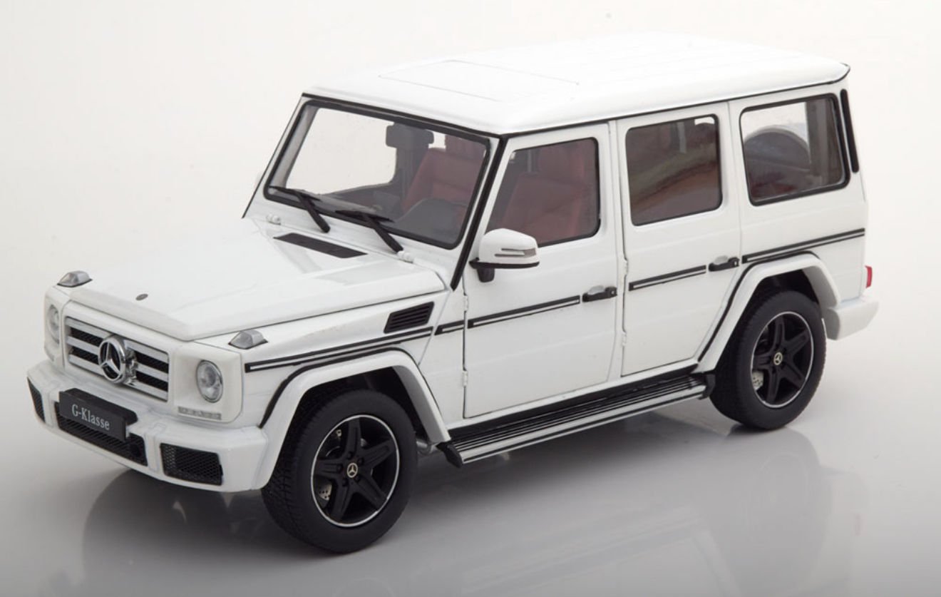 1:18 Mercedes-Benz G Class W463 Polar White 2015 - I Scale