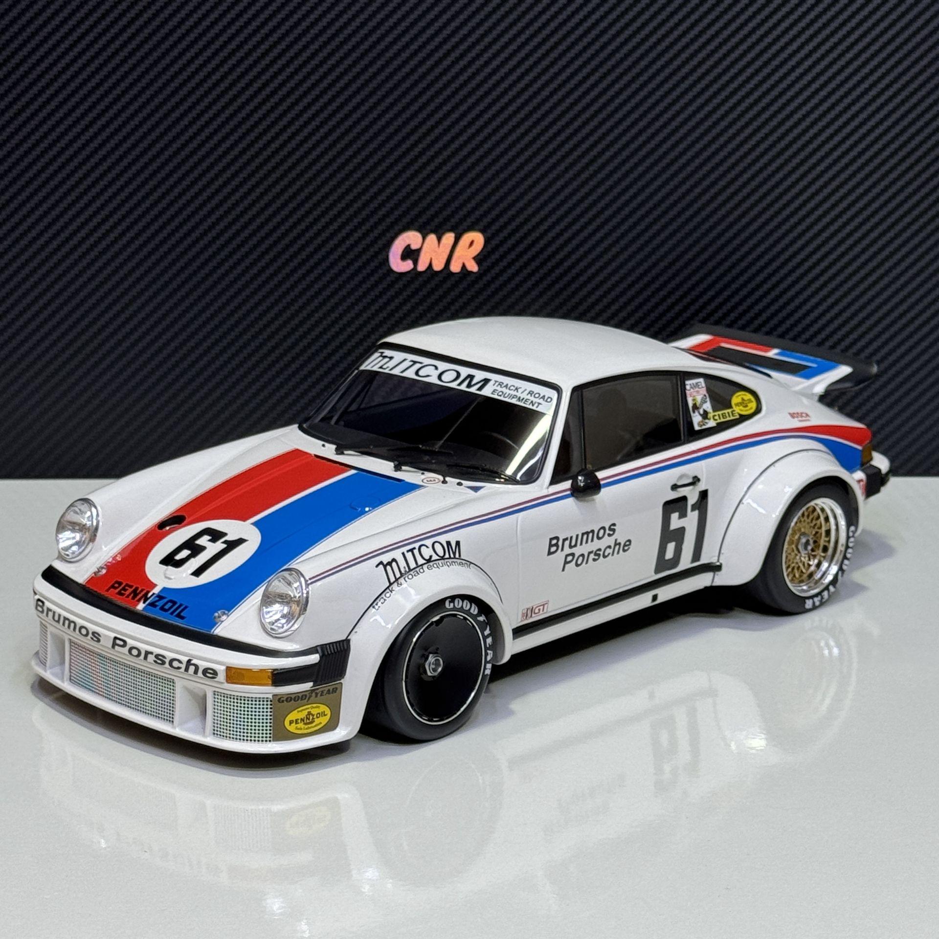 1:12 Porsche 934 RSR Brumos Racing 1977 Daytona - Minichamps