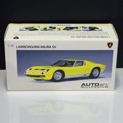 1:18 Lamborghini Miura SV 1971 Yellow - Autoart