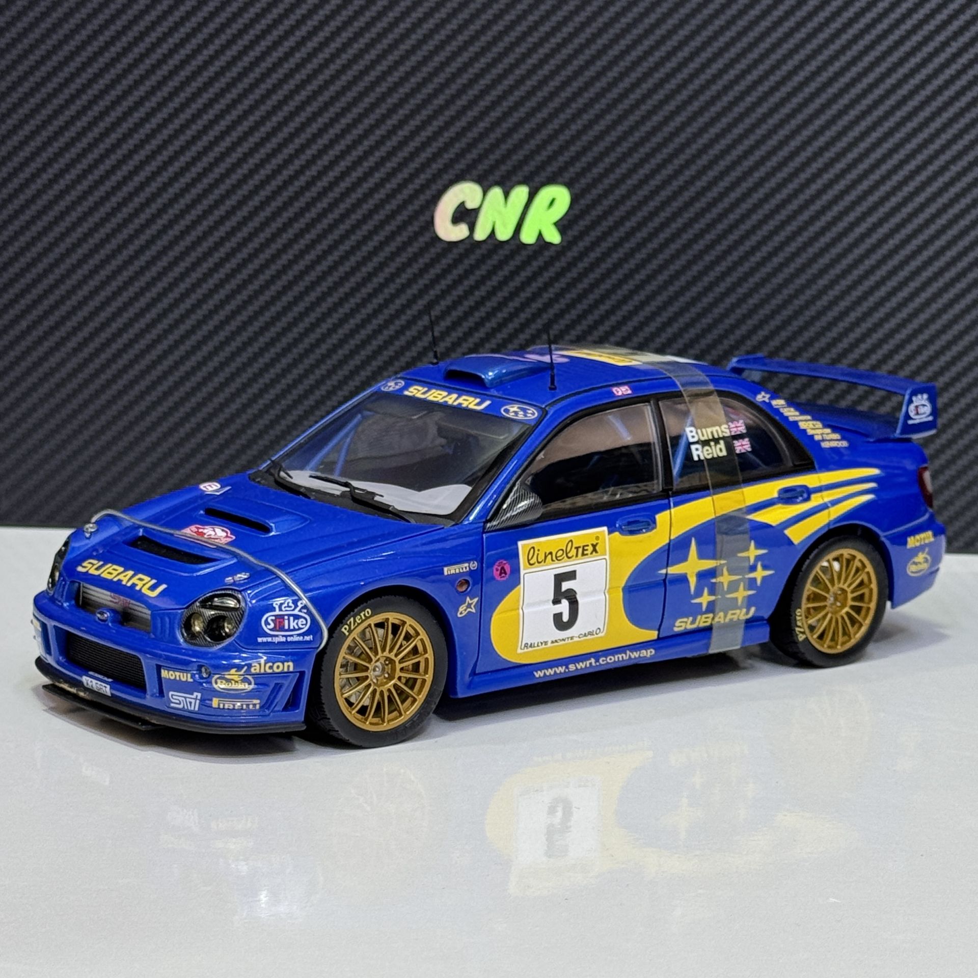 1:18 Subaru Impreza WRC 2001 Monte Carlo Rally - Autoart