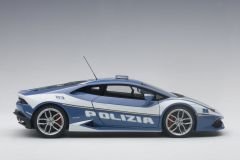1:18 Lamborghini Huracan Polizia Italiana 2014 74609 - Autoart