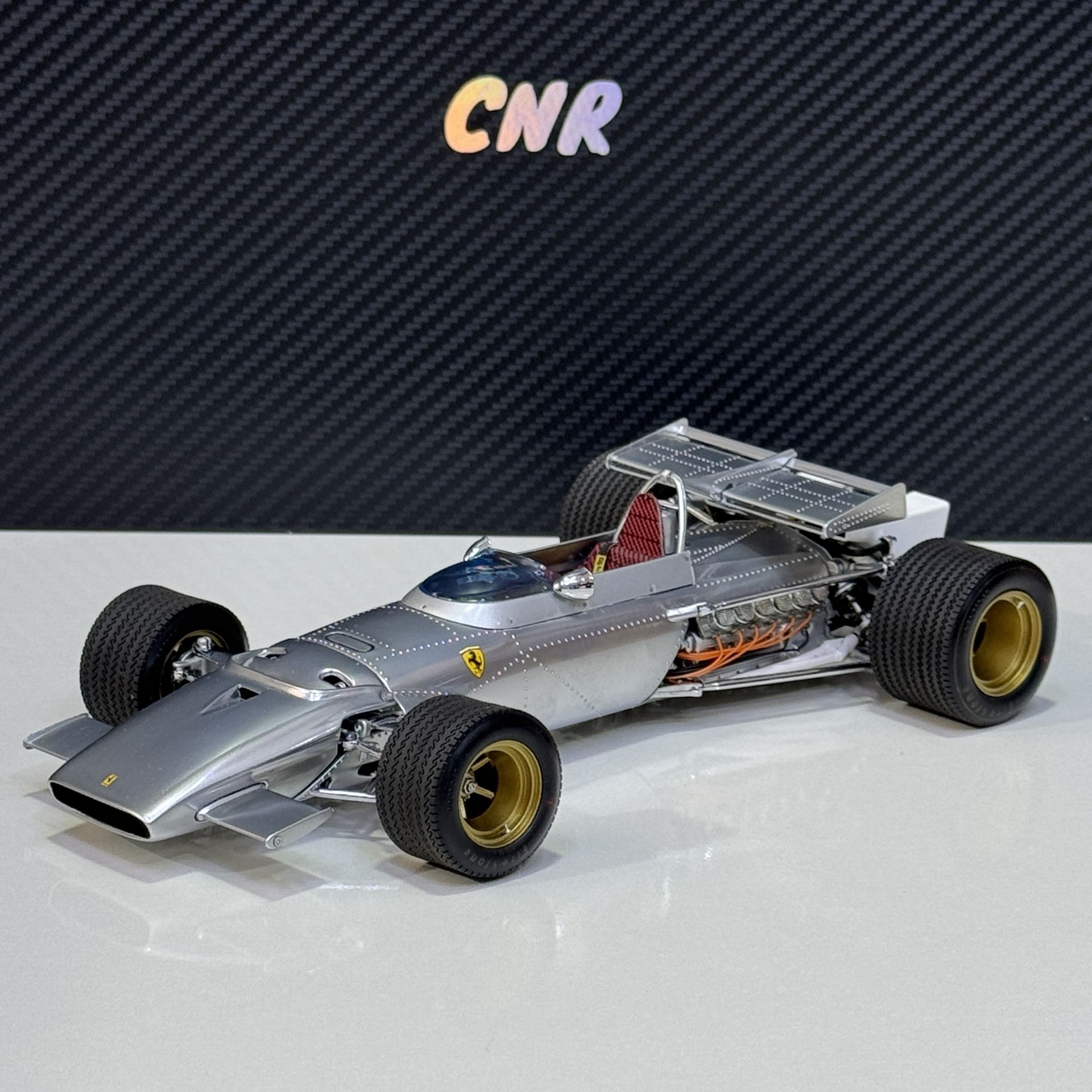1:18 Ferrari 312B F1 1970 Pure Line Aliminum Finish - Exoto