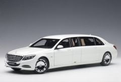 1:18 Mercedes-Maybach S Class S600 Pullman White 76296 - Autoart