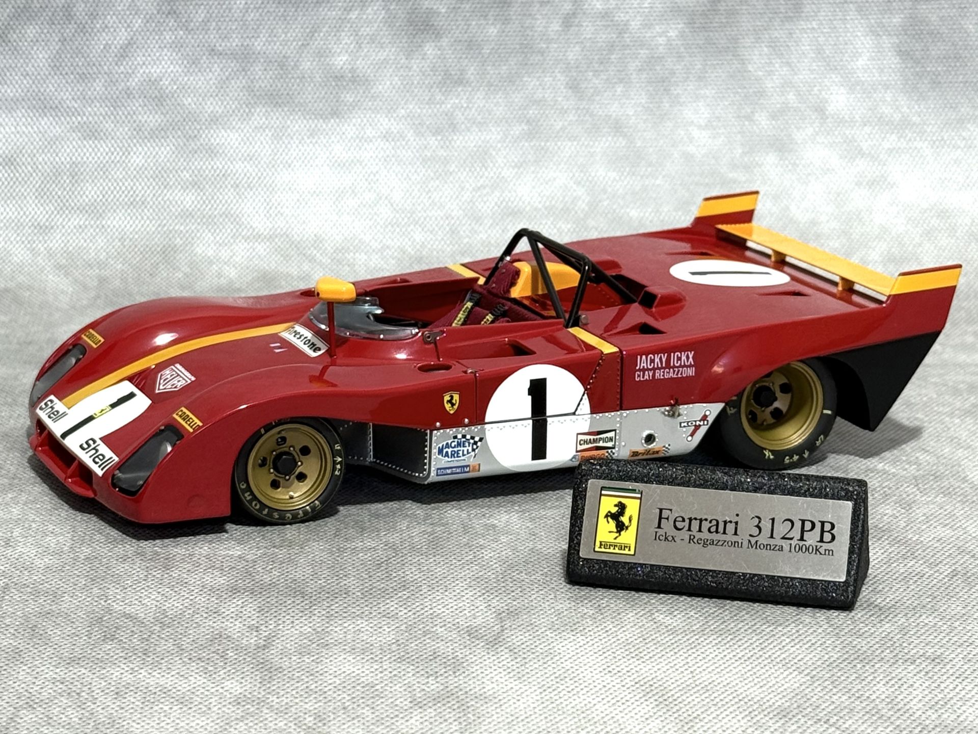 1:18 Ferrari 312PB Monza 1000KM 1972 Jacky ICKX - GMP