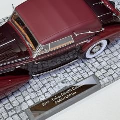 1:18 Delage D8-120 Cabriolet 1939 The Mullin Bordo -Minichamps