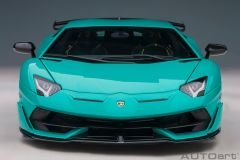 1:18 Lamborghini Aventador SVJ Blu Glauco 2018 - Autoart