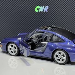 1:18 Porsche 911 Carrera 993 Targa Blue Met - UT Models