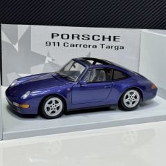 1:18 Porsche 911 Carrera 993 Targa Blue Met - UT Models